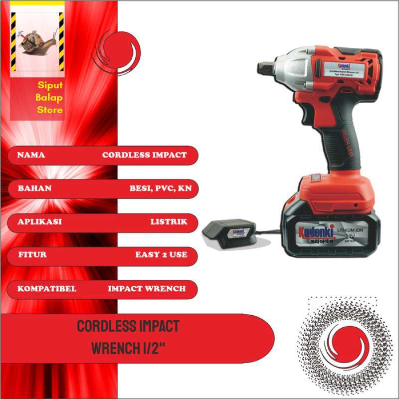 Jual Cordless Impact Wrench 1 2 Inch Mesin Buka Baut Baterai Batre Di Seller Cv. Vieto Samaria Kalibata Kota Jakarta Selatan Blibli