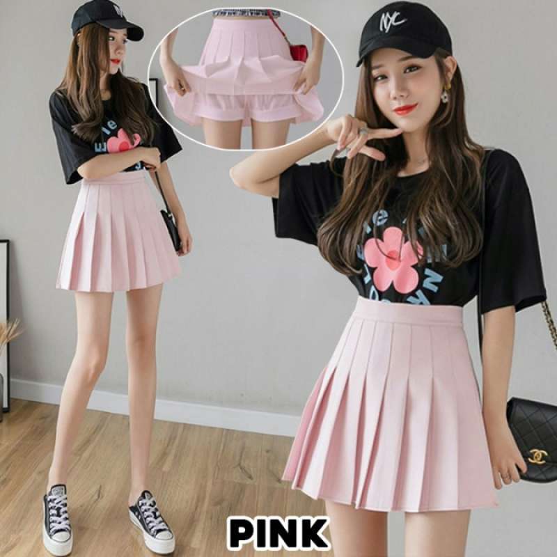 Jual 1063 XL XXL XXXL Tennis Skirt Pleated Skirt Mini Skirt Rok
