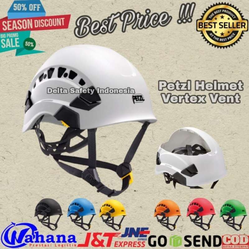 Promo Petzl Vertex Vent White Helm Climbing Safety Helmet Petzl Diskon  23% di Seller CV. Kenesi Sukarindo Kalibata, Kota Jakarta Selatan Blibli