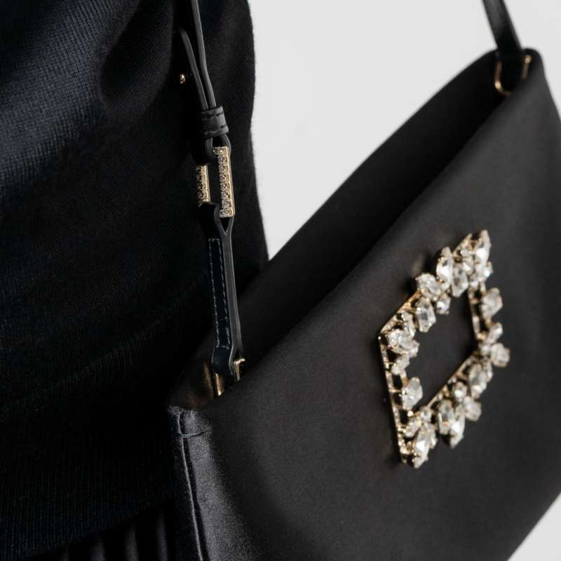 ショルダーバッグ・ポシェット ROGER VIVIER Rv Nightlily Charm Promo Roger Vivier Rv Nightlily Charm Nappa Leather Micro