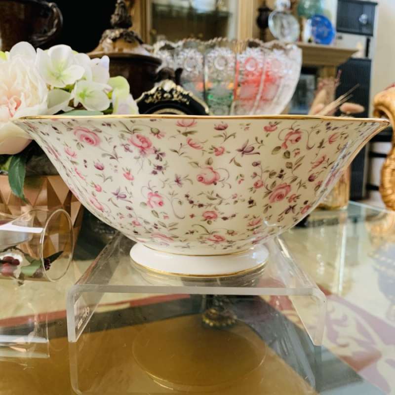 Jual Mangkok Saji Royal Albert Rose Confetti Vintage L 25 Cm