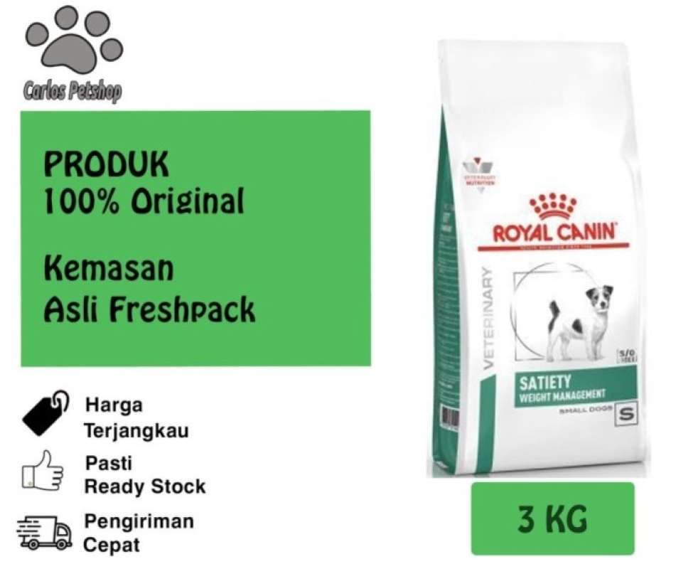 Promo Royal Canin Vet Satiety Weight Management Small Dog 3kg