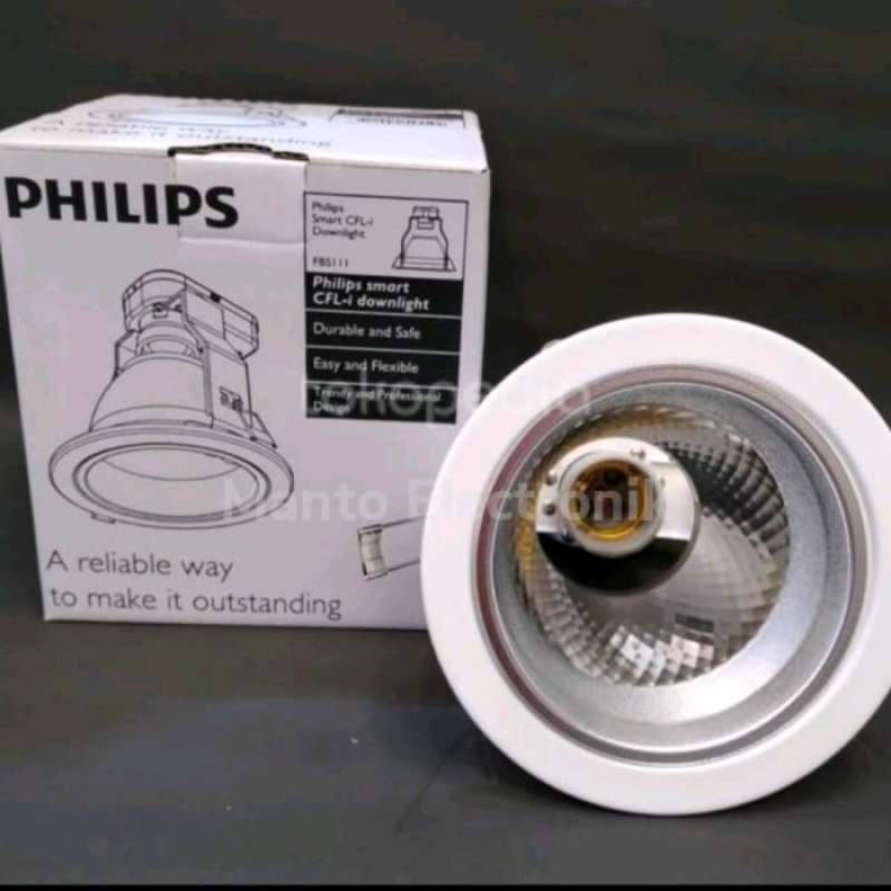 Promo Downlight Philips 4inch putih FBS111 Diskon 23 di Seller