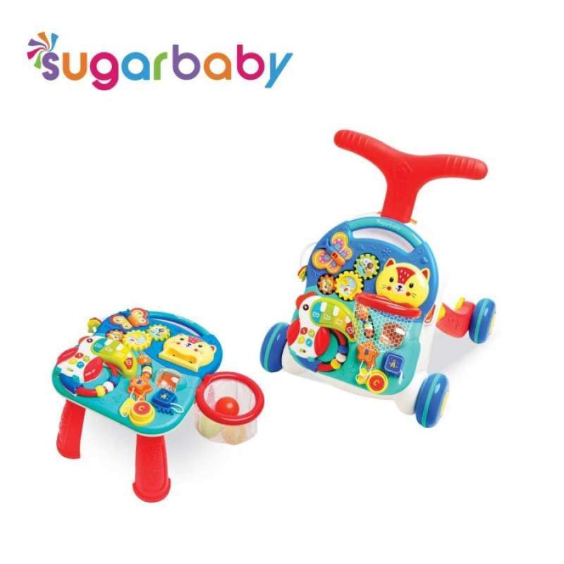 Promo Sugarbaby 10 In 1 Premium Activity Walker Push Walker Promo
