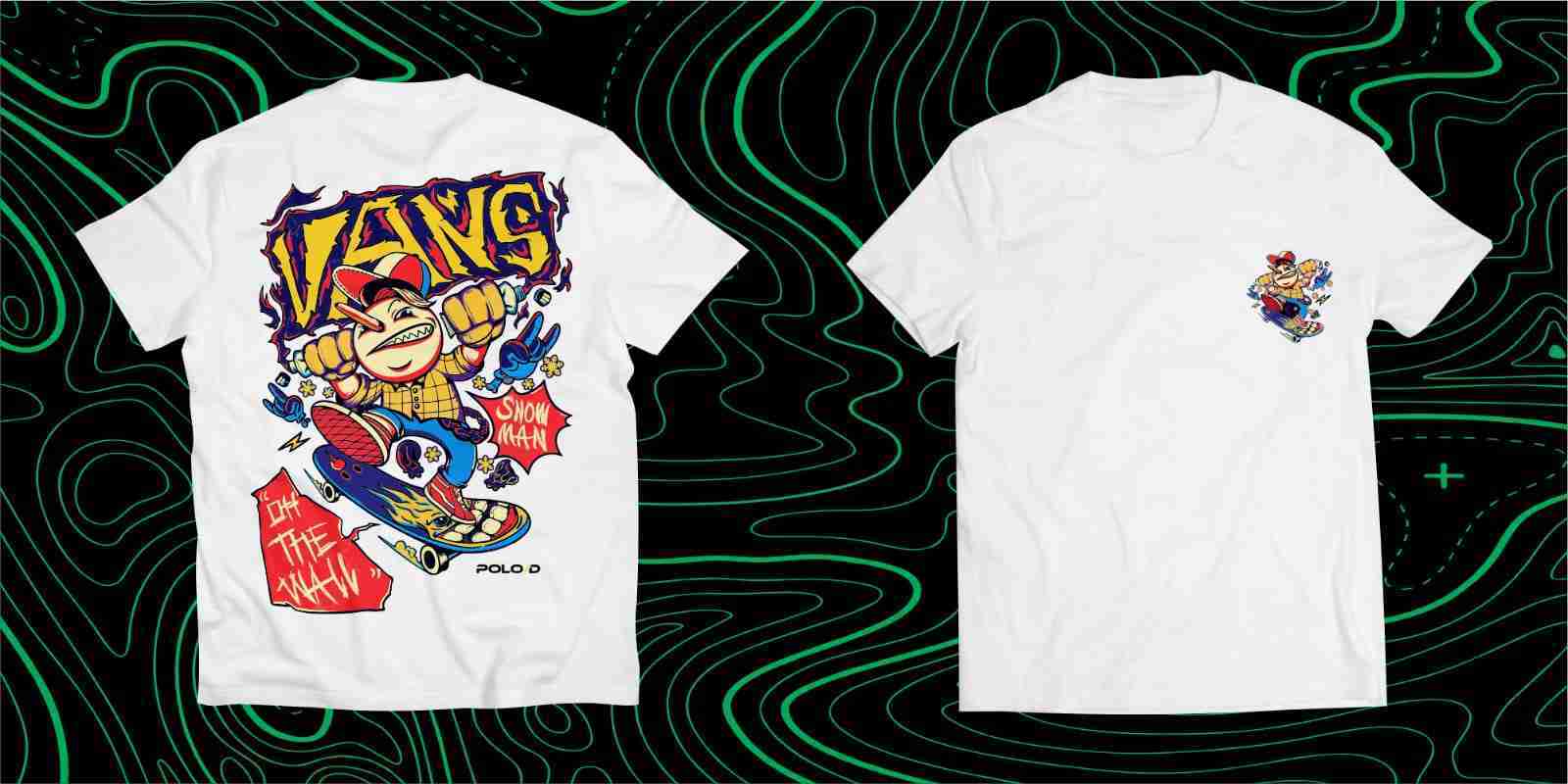 Kaos vans off the wall original hot sale