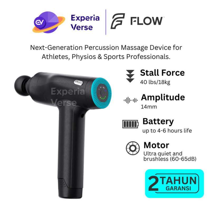 Promo Flow Pro Massage Gun Portable Powerfull Diskon 23 di Seller