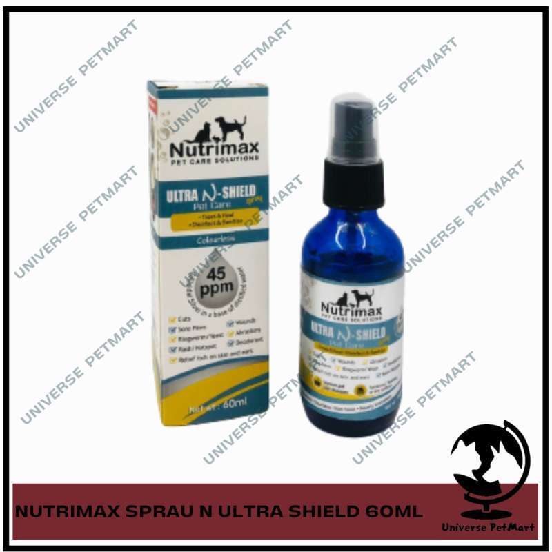 Obat Luka Hewan Nutrimax Spray Ultra N Shield 60ml Spray