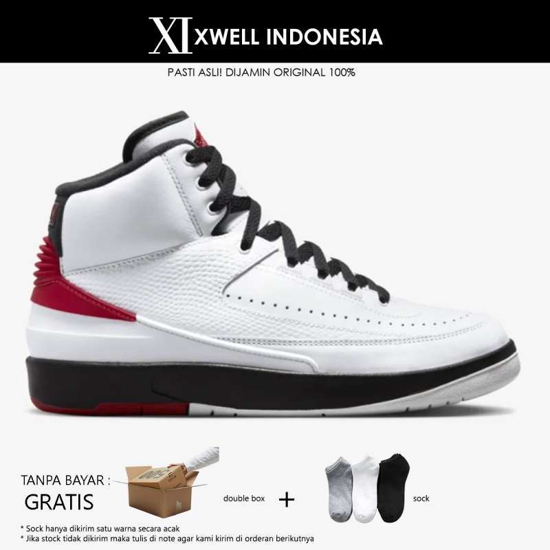 SEPATU NIKE AIR JORDAN 2 OG RETRO CHICAGO WOMEN ORIGINAL DX4400106