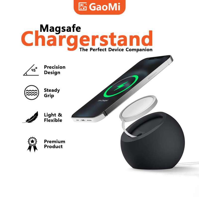 GaoMi iPhone Wireless Charger MagSafe Charger Stand Holder Silicon Charging  Desktop SC01