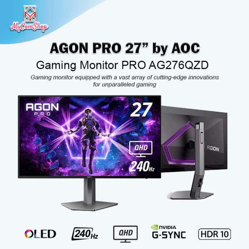 Aoc 4k 240hz 27 Inch Monitor AOC AGON PRO AG276QZD GAMING MONITOR