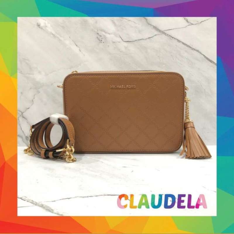Michael michael kors chain embossed leather camera bag online
