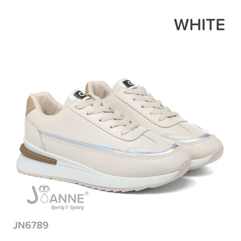 Sepatu Leather Sporty Sneakers Shoes JN6789 - Main Image