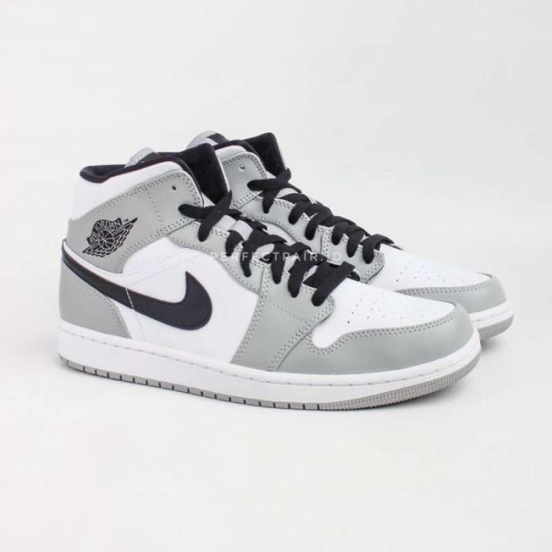 Jual Air Jordan Mid Light Smoke Grey 100% Original Bnib Di