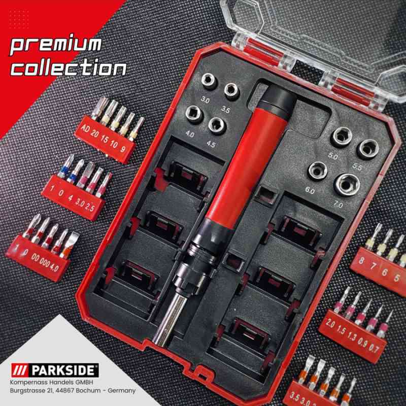 Parkside screwdriver outlet set