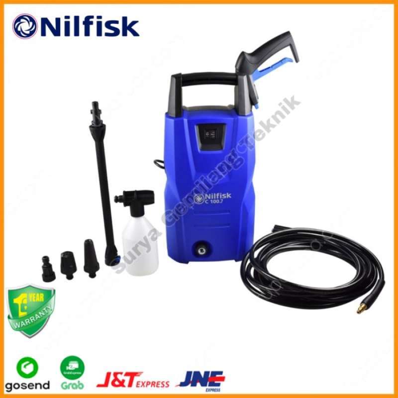 Jet Cleaner High Pressure Washer Nilfisk C105.7 6 Alat Cuci Mobil