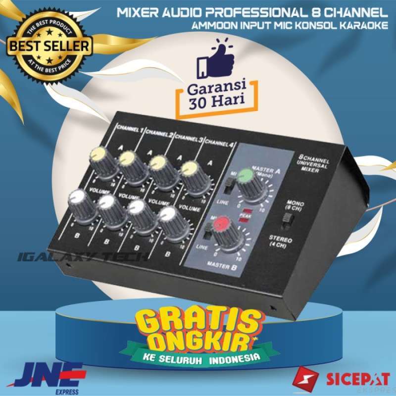 Ammoon mixer 8 discount channel