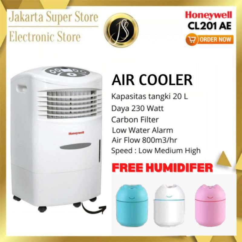 Promo Honeywell Indoor Air Cooler CL201AE Tanki 20 Liter Angin