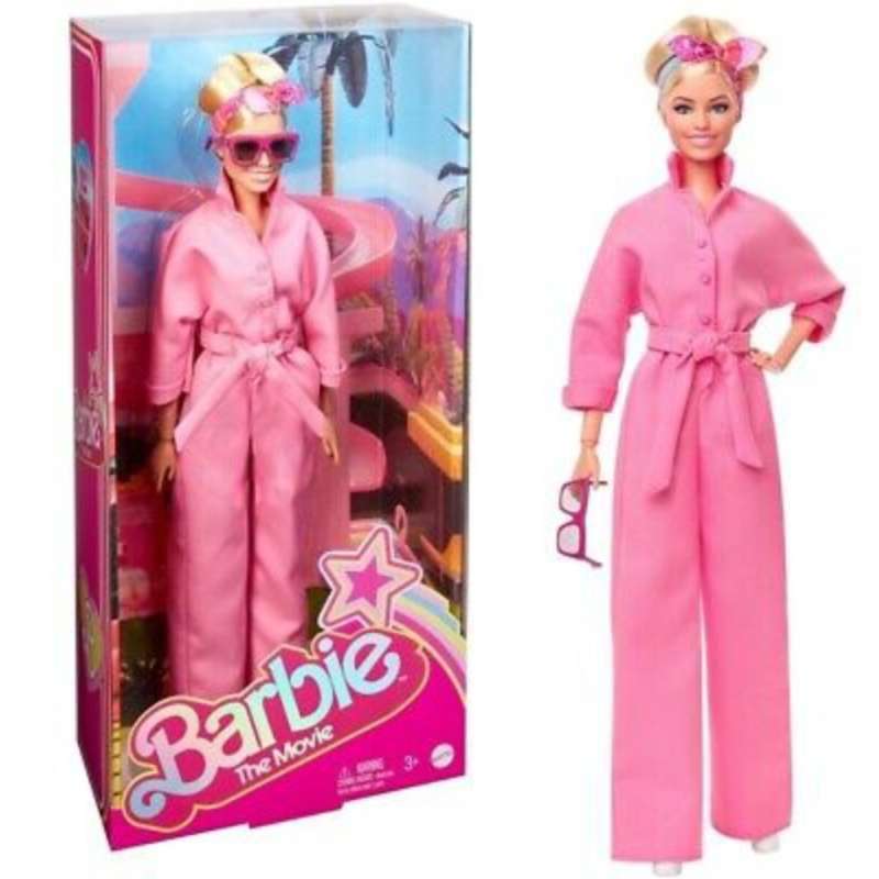 Promo Boneka Barbie The Movie Made To Move Pink Power Jumpsuit