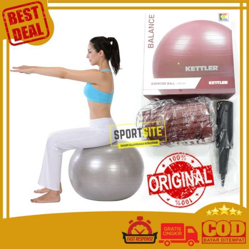 Promo Gym Ball Kettler Original Diameter 65 Cm Gymball Olahraga Alat Fitnes Silver Diskon 25 Di Seller Gudangstock Allse Kota Jakarta Utara Blibli
