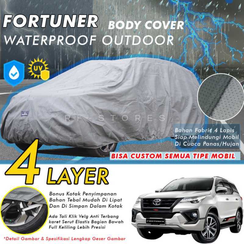 Promo OUTDOOR body cover mobil fortuner sarung mobil fortuner waterproof  air Diskon 27% di Seller Garage Store - Wijaya Kusuma, Kota Jakarta Barat