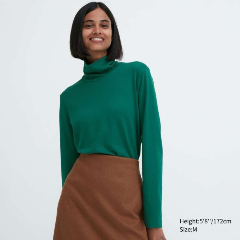 Kaos top turtleneck uniqlo