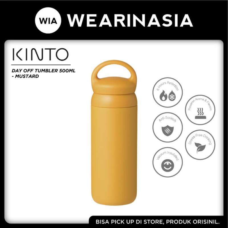Kinto - Day Off Tumbler 500ml (Mustard)