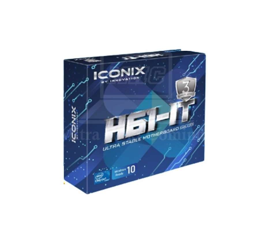 Jual Motherboard H61 Iconix H61-it Lga 1155 Ddr3 M2 Nvme Mainboard