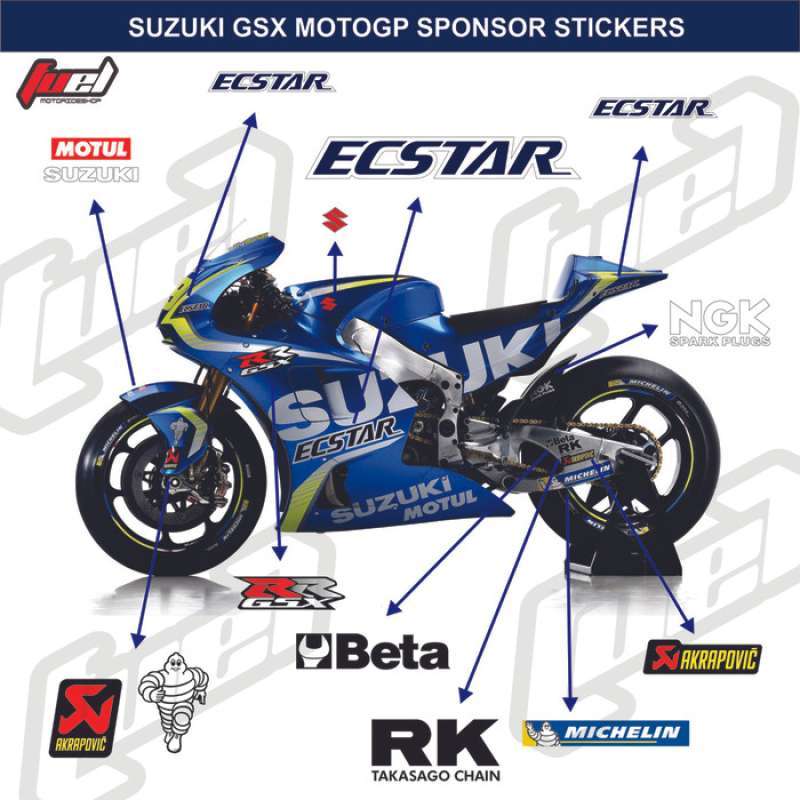 Suzuki motogp store sticker kit