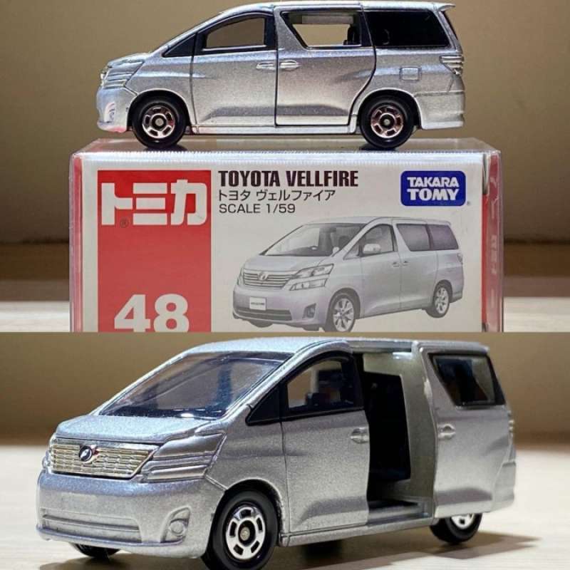 Promo Tomica Toyota Vellfire 48 Silver Sliding Door Diecast