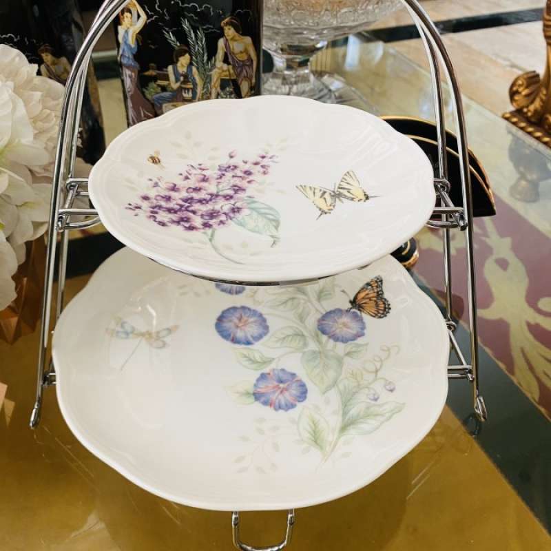 Jual Tier Cake Lenox Butterfly Meadow 2 Susun Mewah Cantik C Di Seller Breath Shop Kramat Kota Jakarta Pusat Blibli