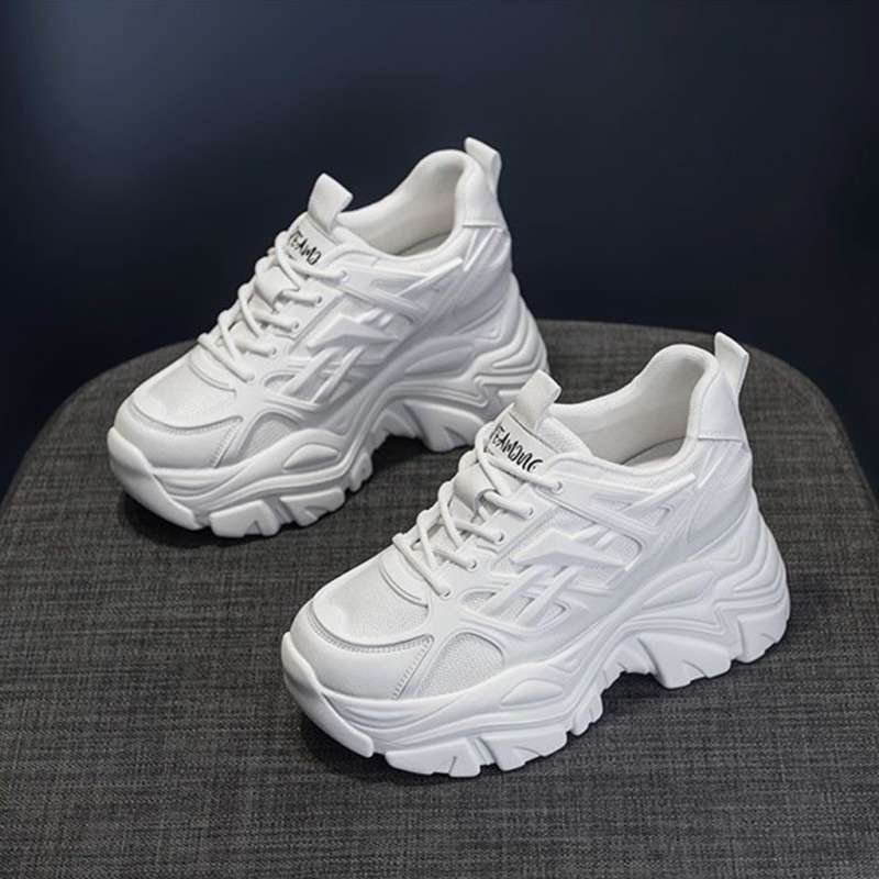 SUPERVICE WL76 Sepatu Wanita Impor Premium Sepatu Sneakers Putih Wanita  Model Casual Korean Style Sepatu Cewek Viral Kekinian