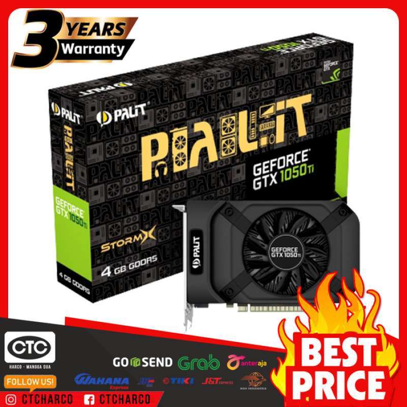 Jual Baru Vga Palit Gtx 1050ti 4gb Ddr5 128bit Storm X Nvidia Termurah Di Seller Osatha Shop Id Kramat Kota Jakarta Pusat Blibli
