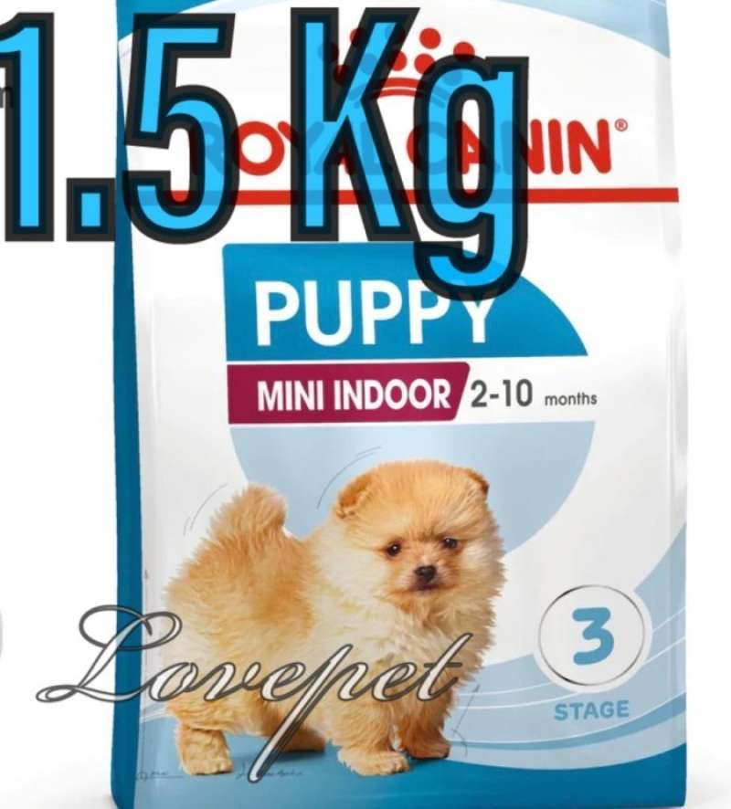 Promo Royal Canin Puppy Mini Indoor Puppy 1.5kg Rc Mini Indoor