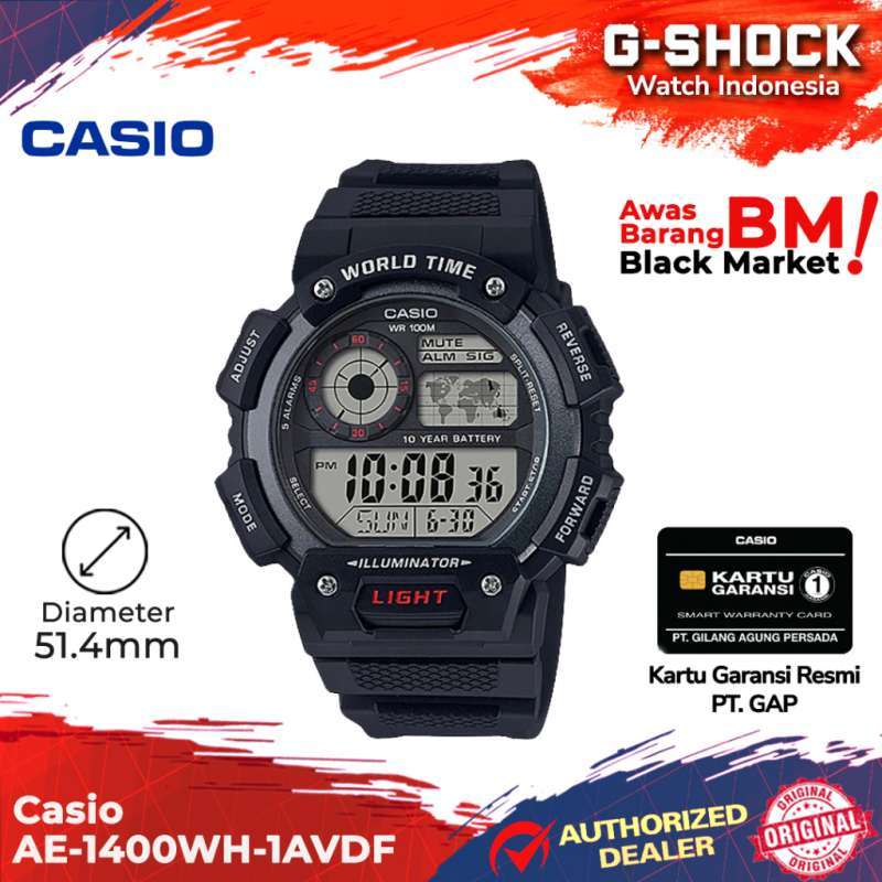 Promo Casio General AE 1400WH 1AVDF AE 1400WH AE 1400 AE1400WH AE