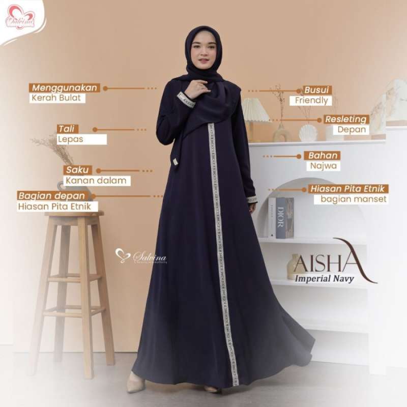 Aisha abaya top