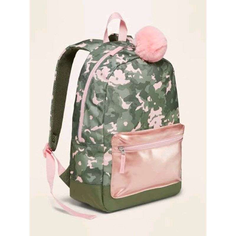 Jual Backpack Old Navy Kids Pink Shake Up Confetti Army Printed