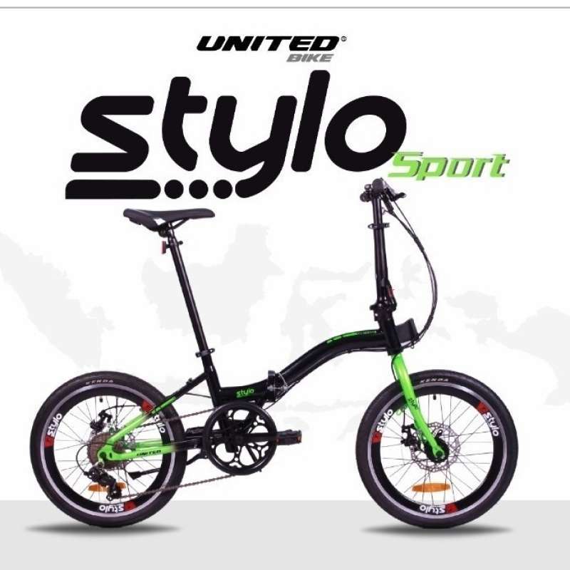 United folding bike stylo 16 inch discount