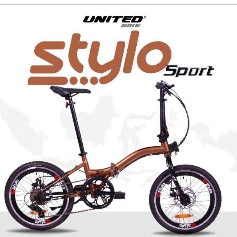 United folding bike stylo 16 inch discount