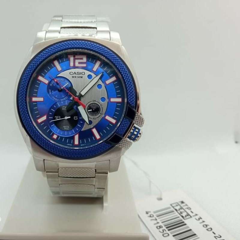 Casio MTP 1316D 2AVDF Original Garansi Jam Tangan Pria MTP 1316D