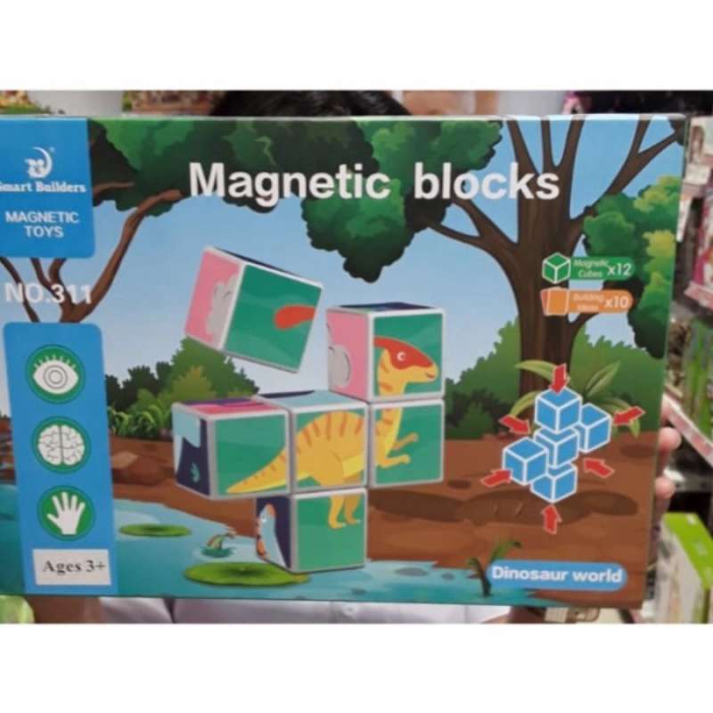 Smart builders magnetic shop blocks
