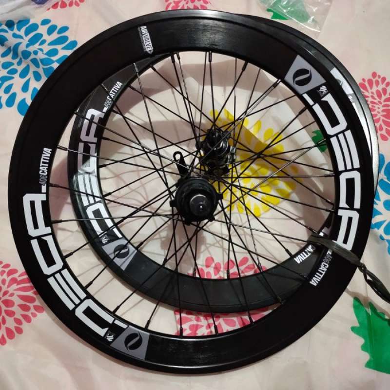 Promo Wheelset Deca 406 Disk Brake Not Decaf Litepro Nautilus