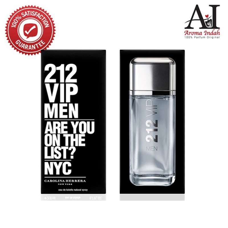 Jual Carolina Herrera 212 VIP Man 200 ML Parfum Original EDT di