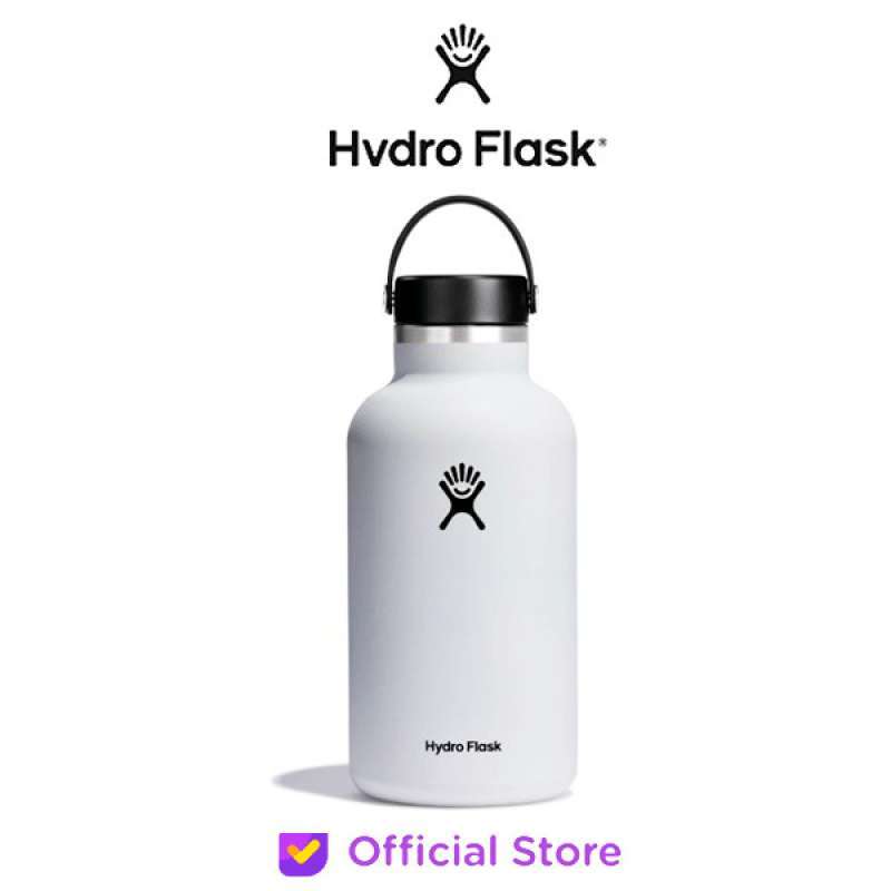 Promo 64oz Wide Mouth Water Bottle Tumbler Tumblr White