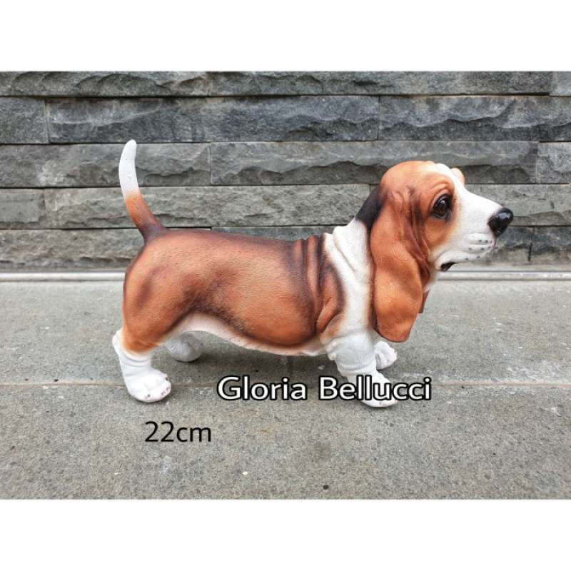 Promo Patung Pajangan Anjing Hushpuppies Miniatur Hush Puppies