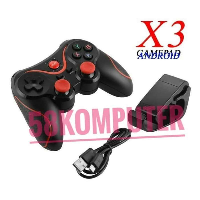 STIK PS GAMEPAD X3 WIRELESS BLUETOOTH JOYSTICK PC HP ANDROID MARKMARKET