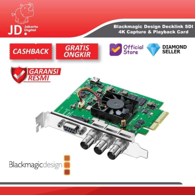 Blackmagic design decklink sdi 4k capture & playback card online