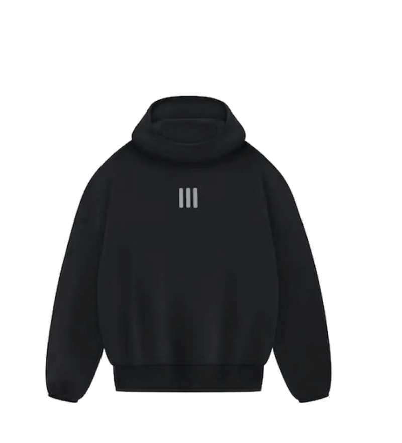 Adidas Fear of God Heavy Fleece Hoodie Core Black