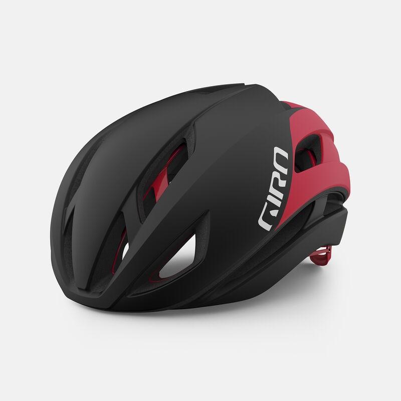 GIRO ECLIPSE SPHERICAL MATTE BLACK RED Helm Sepeda Roadbike