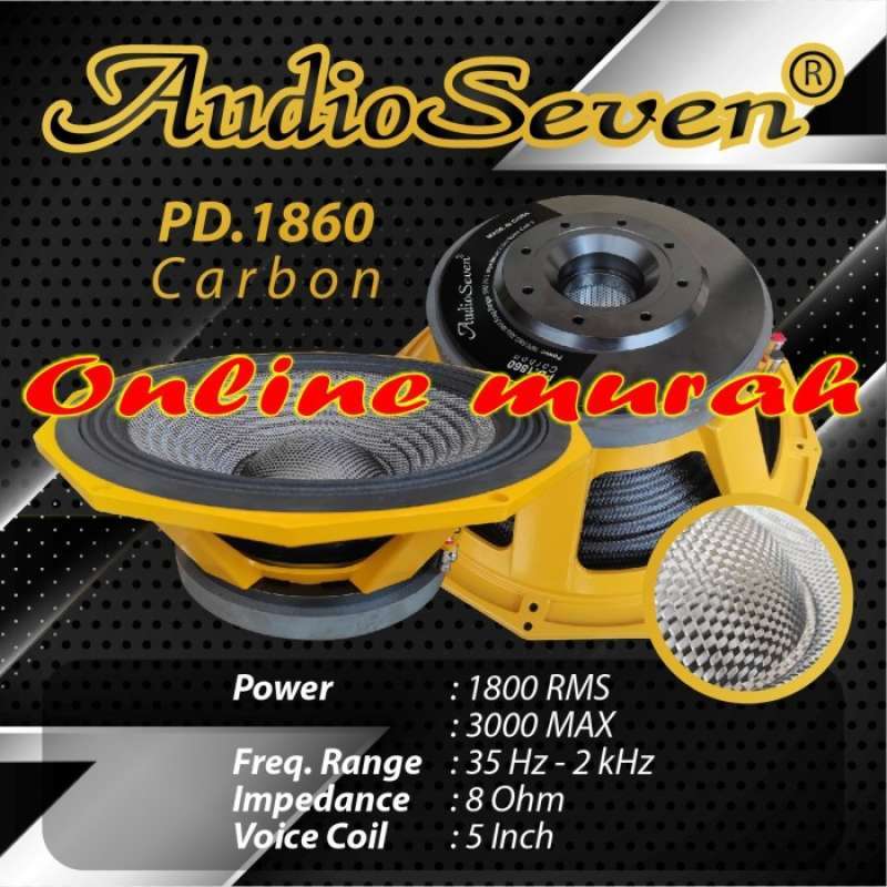 Speaker 18 inch audio seven sales
