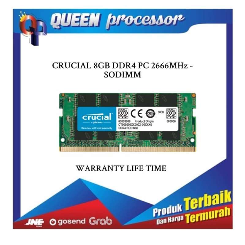 Promo Ram 8gb Ddr4 Pc 2666mhz Memory Memori Sodimm Crucial Diskon 23 Di Seller Ulita Store Kalibata Kota Jakarta Selatan Blibli